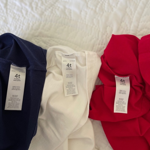 Carter’s Long Sleeve Tops Shirts  Bundle Lot Girls 4T - Picture 2 of 4